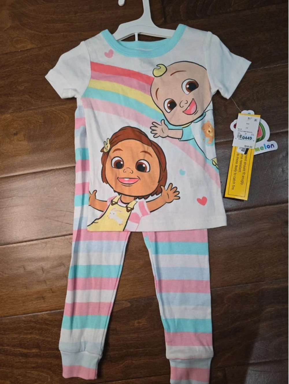 3t brand new cocoa, melon, pajamas item, 449G7